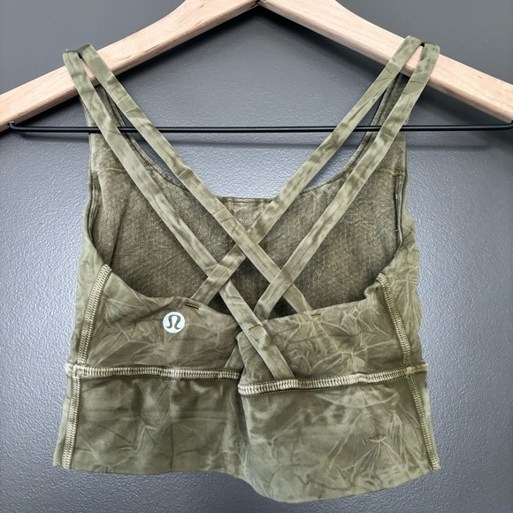 Lululemon Energy Bra Long Line Ice Dye Medium Support Size 2 - Picture 5 of 6